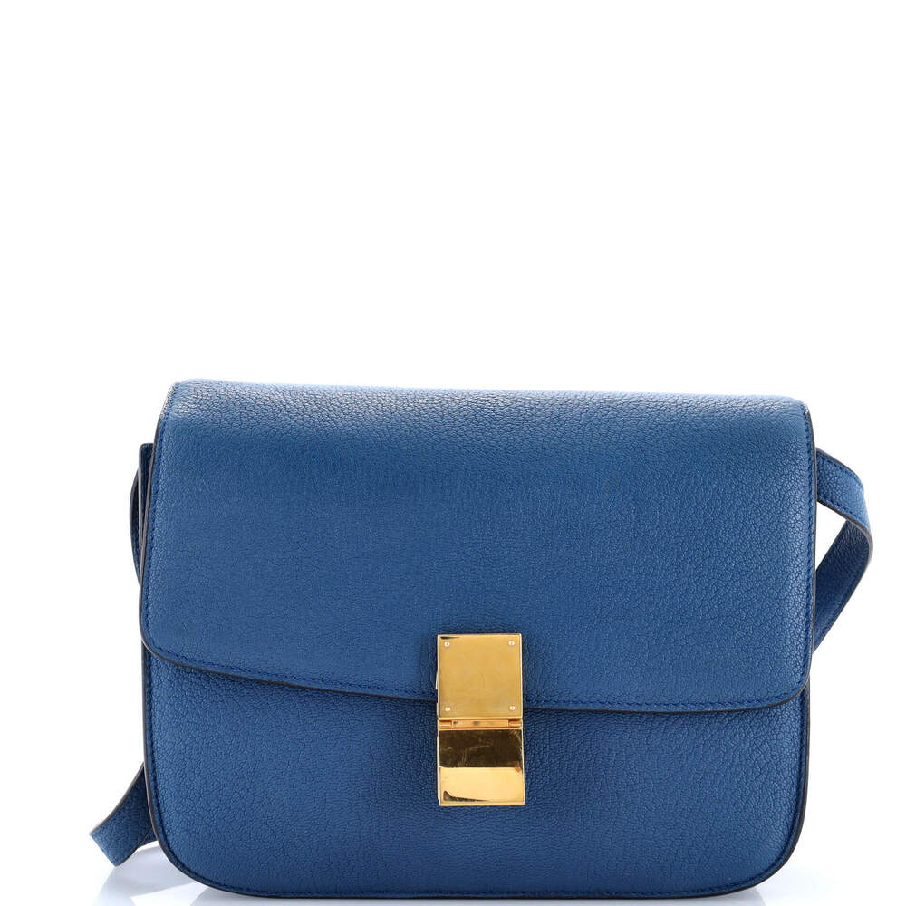 Celine Medium Classic Box Bag Grainy Leather